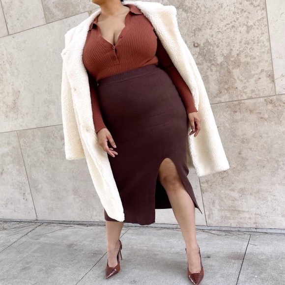 Suede and croc stiletto pumps - Picture 5 of 14